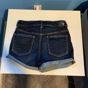 High Rise Jean Shorts
